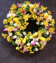 Sympathy Flowers Spring Wreath-026